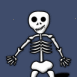 Squelette "cartoon"